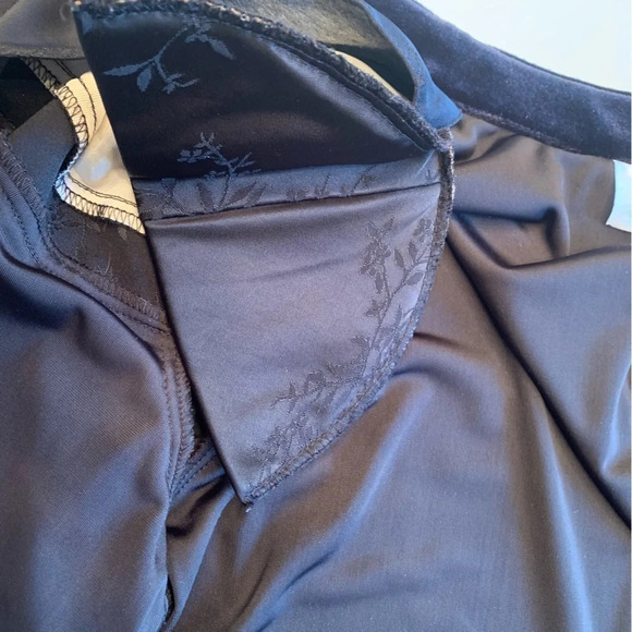 Vintage Erin London velvet, Petite size medium  black and gold - Picture 13 of 15